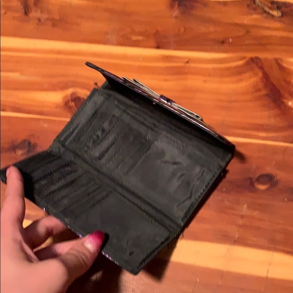 Purple leopard wallet - Picture 2 of 2